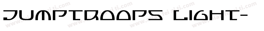 Jumptroops Light字体转换